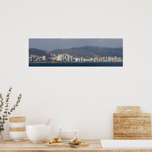Panorama Acapulco 3 Poster (Küche)
