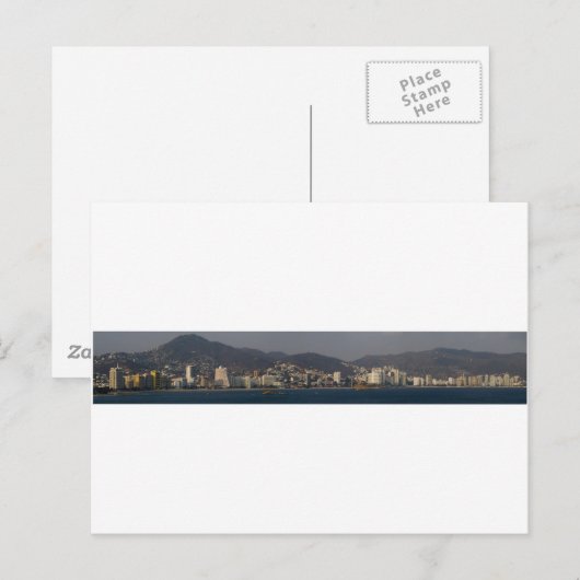 Panorama Acapulco 4 Postkarte (Vorne/Hinten)