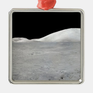 Panorama Apollo 17 Silbernes Ornament