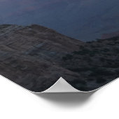 Panorama auf den Sonnenaufgang von Grand Canyon Poster (Ecke)