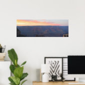 Panorama auf den Sonnenaufgang von Grand Canyon Poster (Heimbüro)