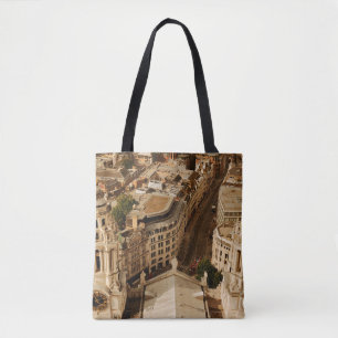 Panorama auf die Londoner Dachterrasse mit Stadtar Tasche