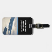 Panorama aus dem Weltraum Highlight Koch Straße Gepäckanhänger (Vorderseite horizontal)