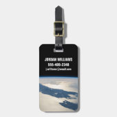 Panorama aus dem Weltraum Highlight Koch Straße Gepäckanhänger (Vorderseite vertikal)