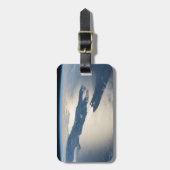 Panorama aus dem Weltraum Highlight Koch Straße Gepäckanhänger (Vorderseite vertikal)