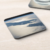 Panorama aus dem Weltraum Highlight Koch Straße Getränkeuntersetzer (Linke Seite)