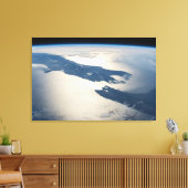 Panorama aus dem Weltraum Highlight Koch Straße Leinwanddruck (Insitu (Wohnzimmer))