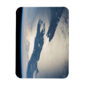 Panorama aus dem Weltraum Highlight Koch Straße Magnet (Vertikal)