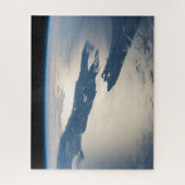 Panorama aus dem Weltraum Highlight Koch Straße Puzzle (Vertikal)