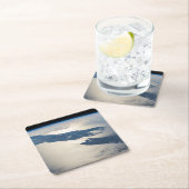 Panorama aus dem Weltraum Highlight Koch Straße Rechteckiger Pappuntersetzer (Vor Ort)