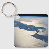 Panorama aus dem Weltraum Highlight Koch Straße Schlüsselanhänger (Vorderseite)