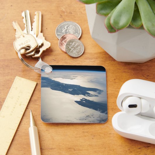 Panorama aus dem Weltraum Highlight Koch Straße Schlüsselanhänger (Schreibtisch)