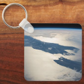 Panorama aus dem Weltraum Highlight Koch Straße Schlüsselanhänger (Vorderseite)