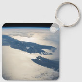Panorama aus dem Weltraum Highlight Koch Straße Schlüsselanhänger (Rückseite)
