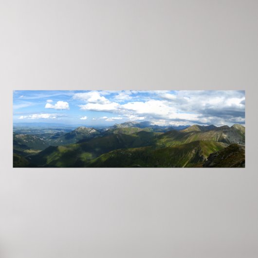 Panorama aus Wolowiec, Tatra Poster (Vorne)
