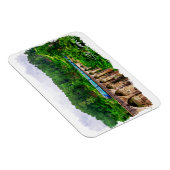 Panorama-Aussicht auf Sri Lanka Magnet (Rechte Seite)