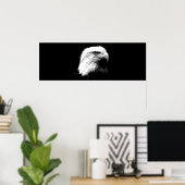 Panorama Bald Eagle American Eagle Poster Print (Heimbüro)