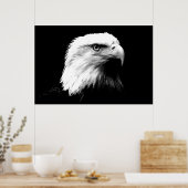 Panorama Bald Eagle American Eagle Poster Print (Küche)