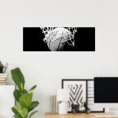 Panorama Basketball Closeball Poster (Heimbüro)