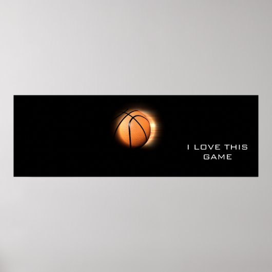 Panorama Basketball Poster (Vorne)