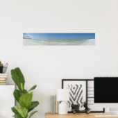 Panorama Beach Foto Poster (Heimbüro)