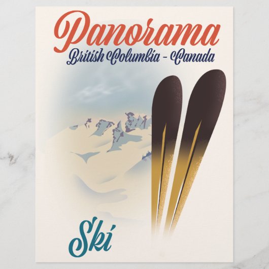 Panorama British Columbia Kanada Skipposter Flyer (Vorne)