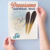 Panorama British Columbia Kanada Skipposter Flyer (Hand)