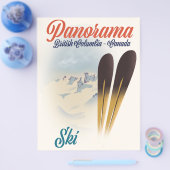 Panorama British Columbia Kanada Skipposter Flyer (Einzeln)