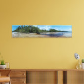 Panorama Cahuita Beach Leinwanddruck (Insitu (Wohnzimmer))