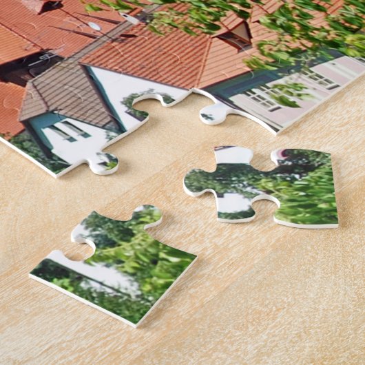 Panorama. Cesky Krumlov und das Schloss Puzzle (Seite)