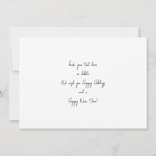 Panorama Chic H Foto - Snowman (Rückseite)