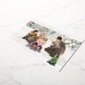 Panorama Chic H Foto - Weihnachtsbaum Folieneinladung (Gedreht)