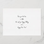 Panorama Chic H Foto - Winterbaum Folieneinladung (Rückseite)