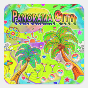 Panorama City Mind Focus Sticker