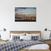 Panorama Cleveland Skyline Leinwanddruck (Insitu (Schlafzimmer))