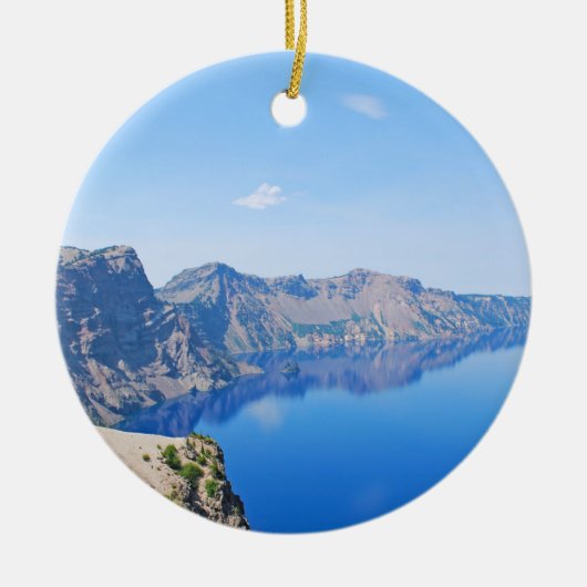 Panorama-Crater See Keramikornament (Vorne)
