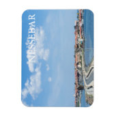 Panorama der alten Nessebar. Bulgarien Magnet (Vertikal)