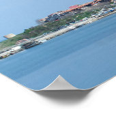 Panorama der alten Nessebar. Bulgarien Poster (Ecke)