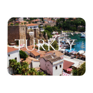 Panorama der alten Stadt Kaleici von Antalya Magnet