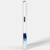 Panorama der blauen Großstadtarchitektur Case-Mate iPhone Hülle (Rückseite / Rechts)