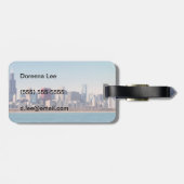 Panorama der Chicago-Skyline Gepäckanhänger (Rückseite horizontal)