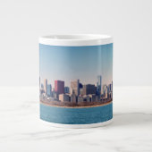 Panorama der Chicago-Skyline Jumbo-Tasse (Vorderseite)