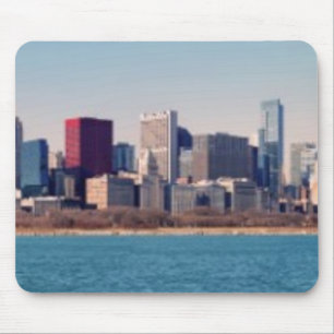 Panorama der Chicago-Skyline Mousepad