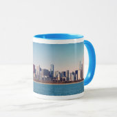 Panorama der Chicago-Skyline Tasse (VorderseiteRechts)