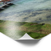 Panorama der Flachbetten Fotodruck (Ecke)