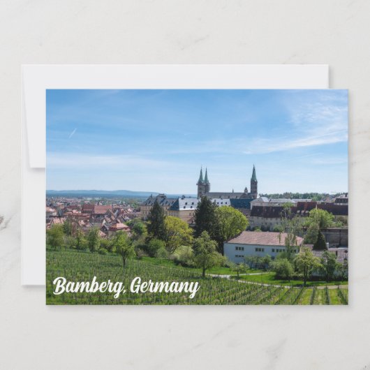 Panorama der historischen Altstadt von Bamberg, De (Vorderseite)