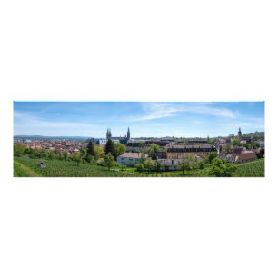 Panorama der historischen Altstadt von Bamberg, De Fotodruck