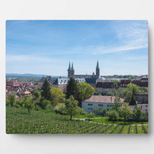 Panorama der historischen Altstadt von Bamberg, De Fotoplatte