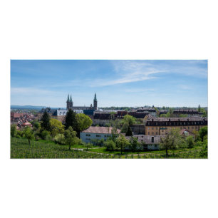 Panorama der historischen Altstadt von Bamberg, De Poster