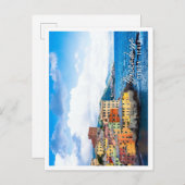Panorama der Marina Boccadasse in Genua Italien Postkarte (Vorne/Hinten)
